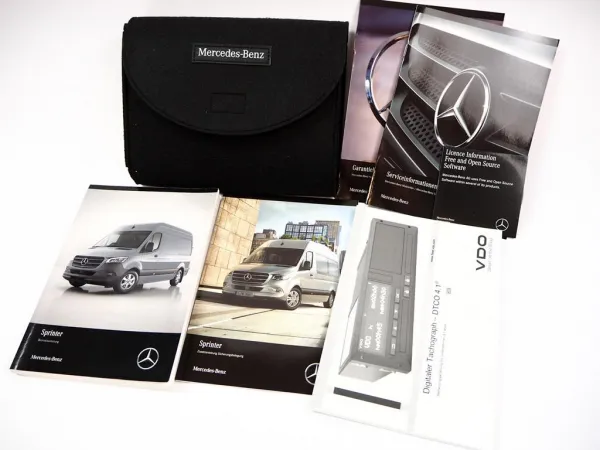 Mercedes Benz Sprinter W907 Betriebsanleitung Bedienungsanleitung 2024 Bordmappe