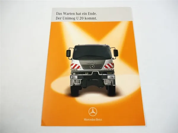 Mercedes Benz U20 Unimog Prospekt Technische Daten 2006