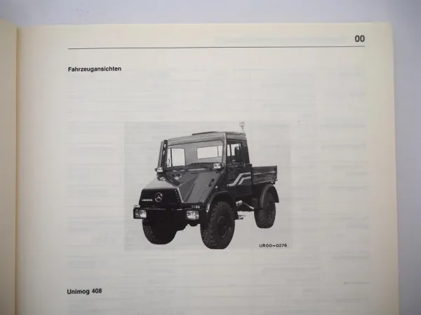 Mercedes Benz Unimog 408 418 U90 U110 U140 U140T Werkstatthandbuch 4/1992