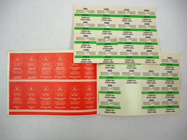 Mercedes Benz Unimog MB trac Serviceheft Wartungsheft 1984