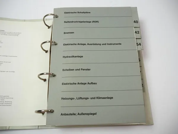 Mercedes Benz Unimog Typ 437.4 Elektrische Schaltpläne Band 2 von 2007