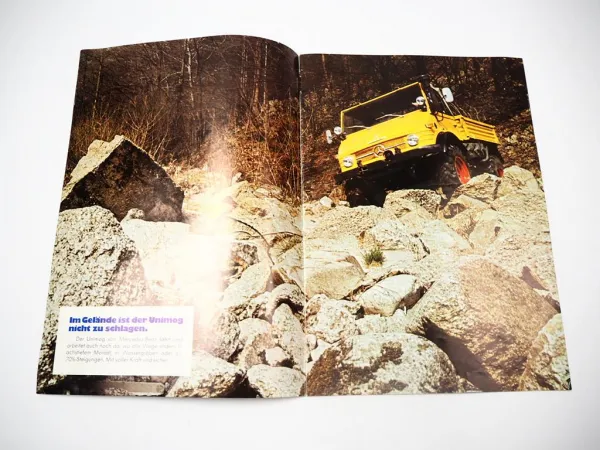 Mercedes Benz Unimog U84 406 Prospekt 1973