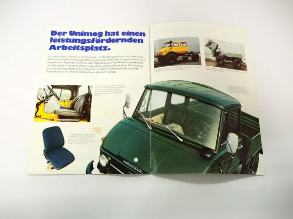 Mercedes Benz Unimog U84 406 Prospekt 1973