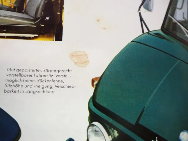 Mercedes Benz Unimog U84 406 Prospekt 1973