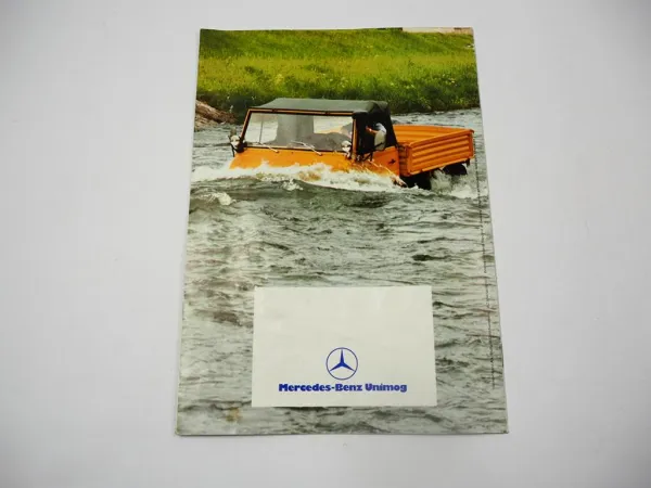 Mercedes Benz Unimog U84 406 Prospekt 1973
