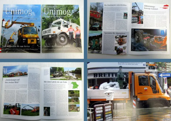 Mercedes Benz Unimog Zeitschrift 1/2005 + 2/2005 Magazin Zeitung