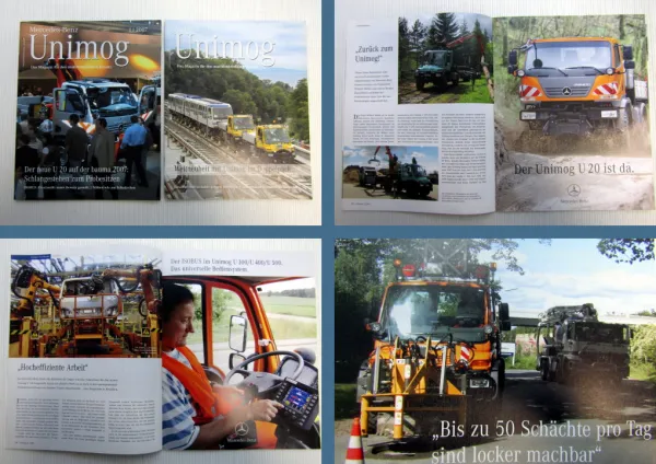 Mercedes Benz Unimog Zeitschrift 1/2007 + 2/2007 Magazin Zeitung