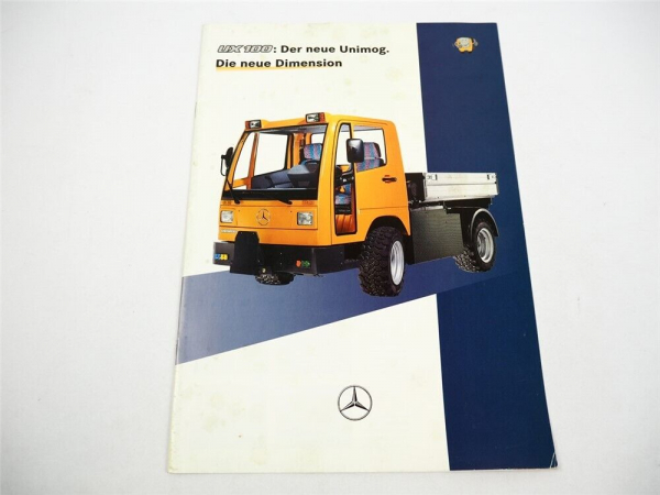 Mercedes Benz UX100 Unimog Prospekt 1996