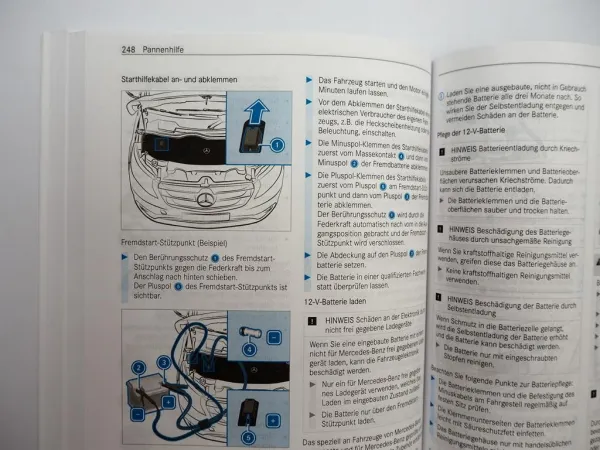 Mercedes Benz Vito 447 Betriebsanleitung 1/2022 Bedienungsanleitung Bordbuch
