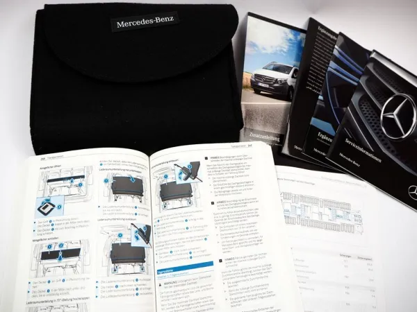 Bordmappe Mercedes Benz Vito Bus W447 Betriebsanleitung Bedienungsanleitung 2024