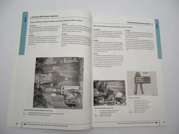 Mercedes Benz Vito & Viano Typ 639 2005 Änderungen Neuerungen Sonderbroschüre