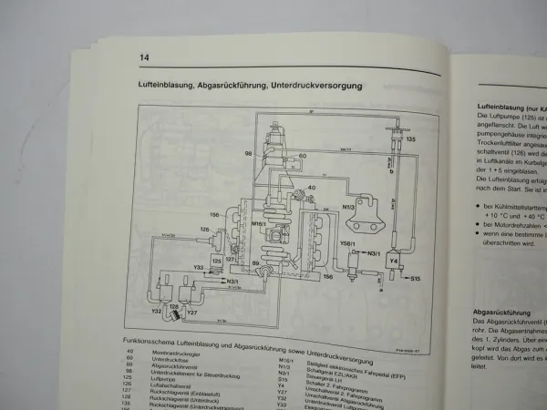 Mercedes Benz W124 500E V8 Einführungsschrift Werkstatthandbuch Schulung 1991