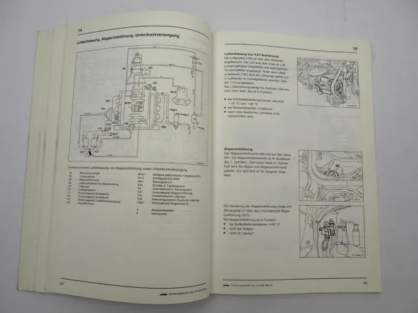Mercedes Benz W124 500E V8 Werkstatthandbuch Reparatur Schulung 1991