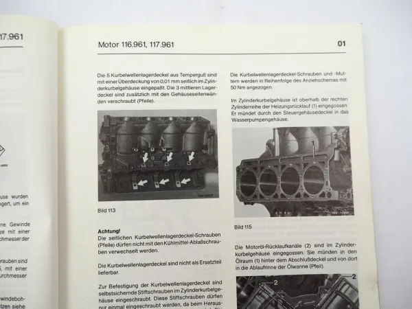 Mercedes Benz W126 280 380 500 S SEL Werkstatthandbuch Einführungsschrift 1980