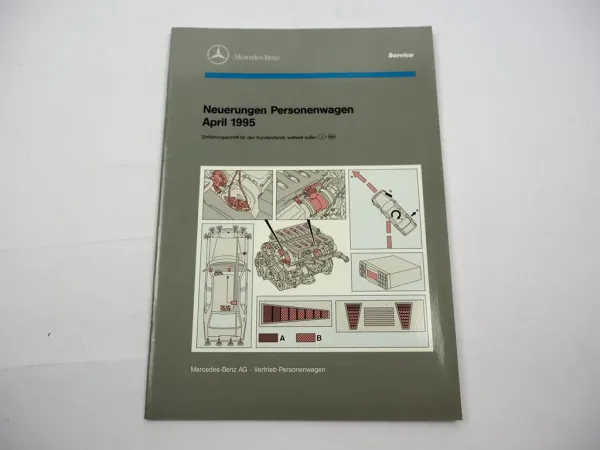 Mercedes-Benz Werkstatthandbuch Motor 120 ME 1.0 Typ 140 Schulung 1995