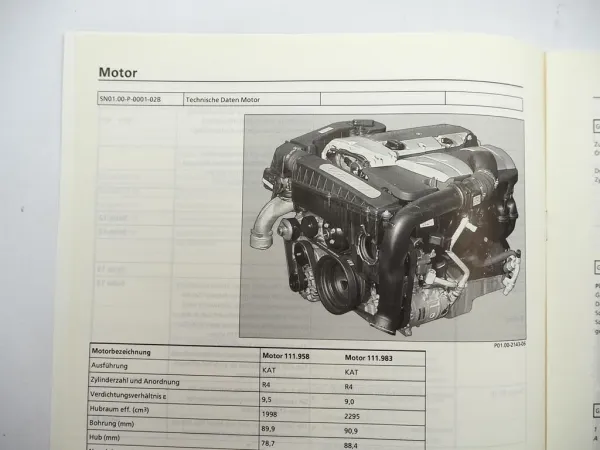 Mercedes-Benz Werkstatthandbuch Neuerungen SLK Typ 170 R170 Einführungsschrift 2000