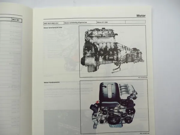 Mercedes-Benz Werkstatthandbuch Neuerungen Typ 170 W202 SLK C-Klasse Schulung 97