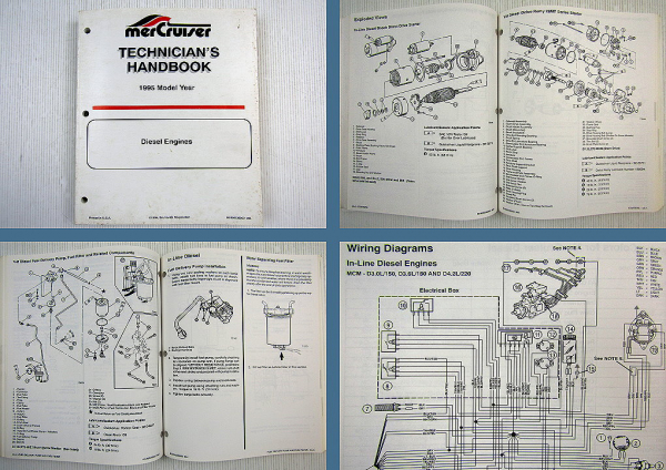 Mercruiser Diesel Engines Model Year 1995 Technicians Handbook