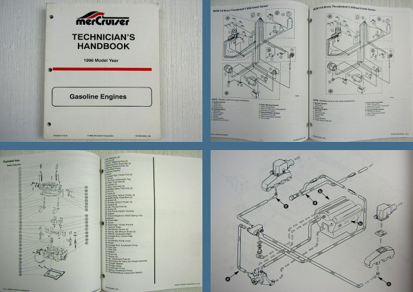 Mercruiser Gasoline Engines Model Year 1996 Technicians Handbook