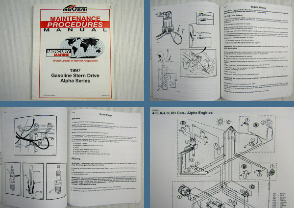 Mercruiser Gasoline Stern Drive Alpha Series Maintenance Manual 1997