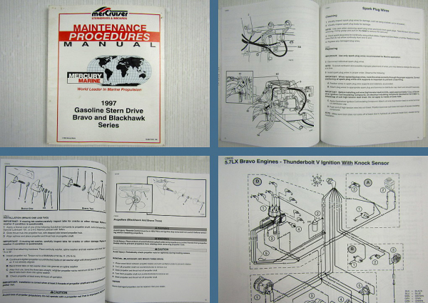 Mercruiser Gasoline Stern Drive Bravo and Blackhawk Series Maintenance Manual