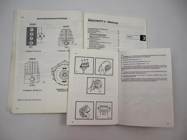 Mercruiser Mercury Marine Alpha Modelle Benzinmotor Betriebsanleitung 1997/98