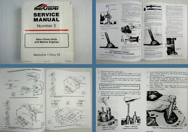 Mercruiser Stern Drive Units & Marine Engines Service Manual 1986