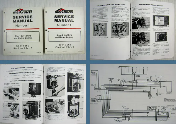 Mercruiser Stern Drive Units & Marine Engines Service Manual 1986