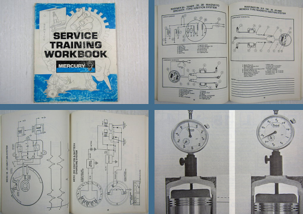 Mercury Mariner 20 25 30 50 70 90 115 140 200 220 Service Training Notebook 1983