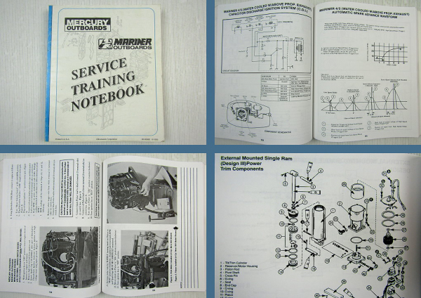 Mercury Mariner 20 25 30 50 70 90 115 140 200 220 Service Training Notebook 1993