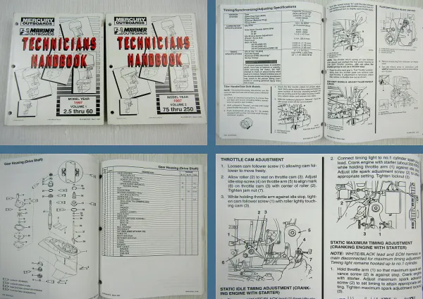 Mercury Mariner 2.5 15 20 50 75 100 115 135 175 250 Technicians Handbook 1997