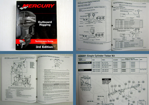 Mercury Outboard Rigging Technicians Guide Zubehör Außenborder 2001