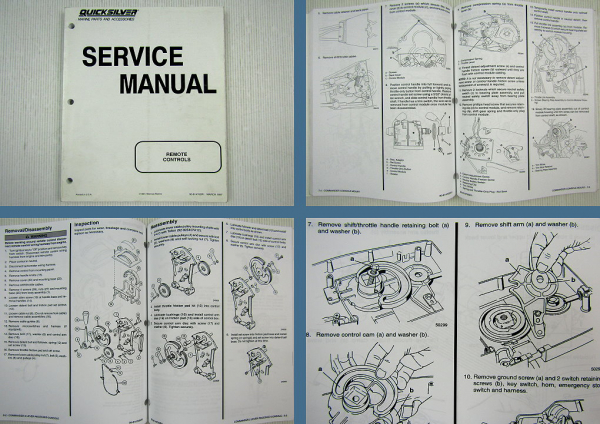 Mercury Quicksilver Remote Controls Service Manual 1997