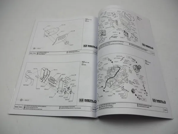 Merlo TF38.10TT-145 Teleskoplader Ersatzteilliste Spare Parts List Ricambi