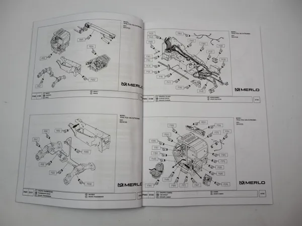 Merlo TF42.7 CS 145 CVtronicTeleskop Stapler Ersatzteilliste ca. 2023