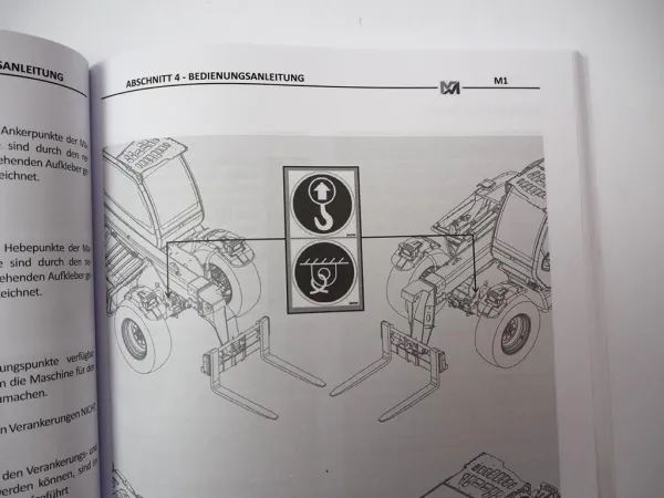 Merlo TF42.7 CS 145 Teleskop Stapler Betriebsanleitung Ersatzteilliste 2023