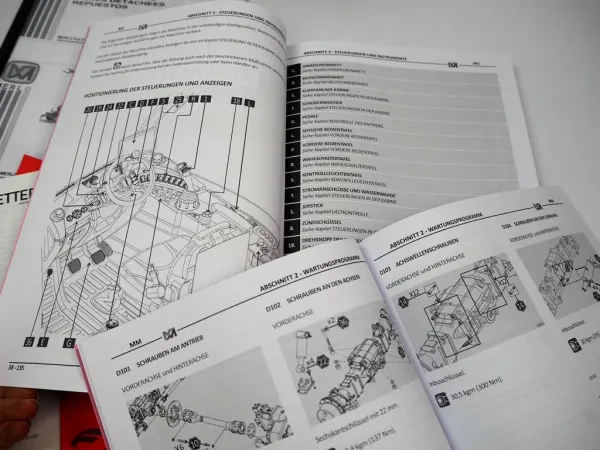 Merlo TF50.8T 170 HF Teleskoplader Betriebsanleitung Bedienung Wartung Ersatzteilliste 2022