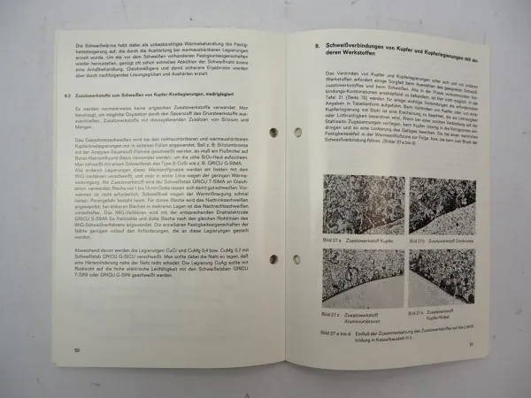 Messer Griesheim Schweißen von Kupfer und Kupferlegierungen 1980er Jahre