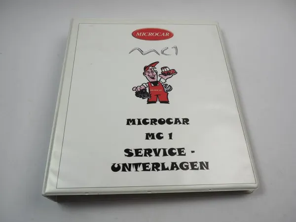 Microcar MC1 Werkstatthandbuch Ersatzteilliste Technische Information 2005