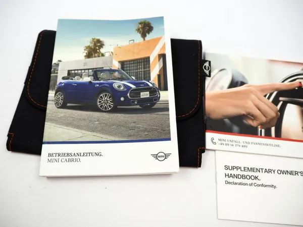 MINI CABRIO F57 Betriebsanleitung Bedienungsanleitung 2/2020 Deutsch Bordmappe