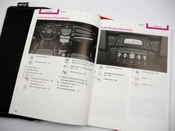 Mini Cooper S D Cabrio R57 Betriebsanleitung Bedienungsanleitung 2015 Bordmappe