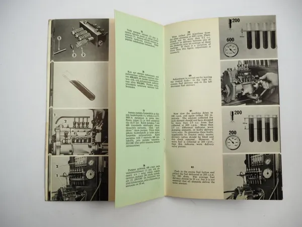 Minimec Einspritzpumpe z.B. in Ford Fordson Super Major 1964 Werkstatthandbuch