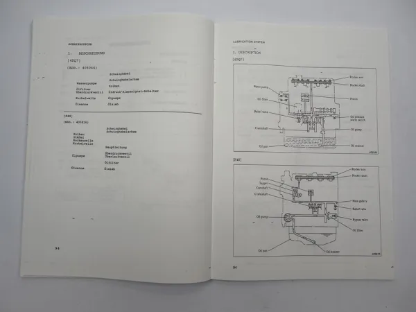 Mitsubishi 4DQ7 S4S Diesel Motor für FD 10 - 35 Stapler Werkstatthandbuch 1991