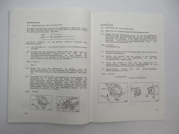 Mitsubishi 4DQ7 S4S Diesel Motor für FD 10 - 35 Stapler Werkstatthandbuch 1991