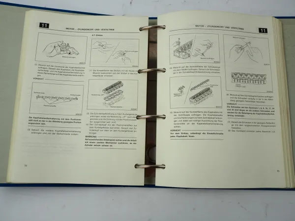Mitsubishi 6D3 6D31-T Dieselmotor Werkstatthandbuch 1990 im Canter FH