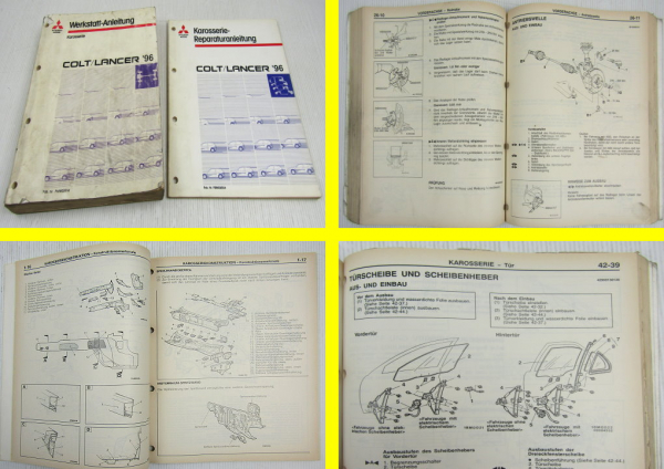Mitsubishi Colt Lancer Werkstatthandbuch Stand 1996 Reparaturanleitung
