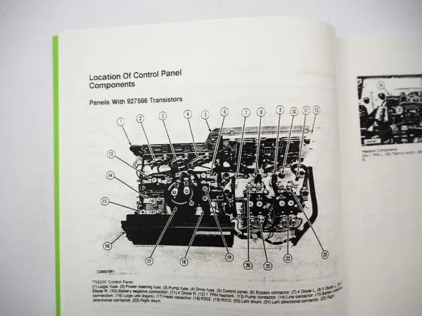 Mitsubishi FBS 13 15 18 Forklift Truck Parts List Service Manual TR2000 1994