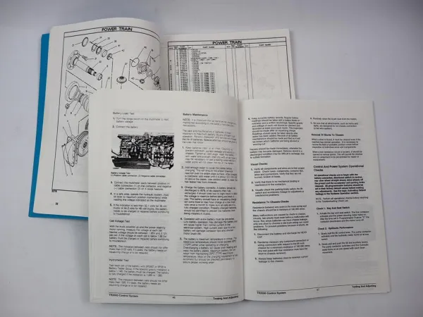 Mitsubishi FBS 13 15 18 Forklift Truck Parts List Service Manual TR2000 1994