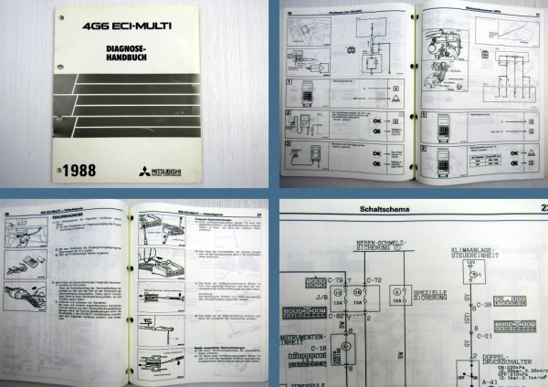 Mitsubishi Galant L300 Galant Sapporo 4G6 ECI Multi Diagnose Werkstatthandbuch