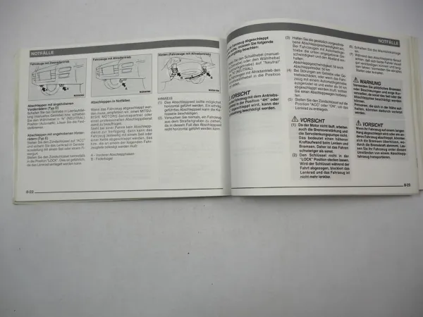 Mitsubishi L200 K50 K60 K70 Betriebsanleitung Bedienungsanleitung 2005 Bordmappe